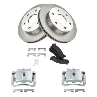 TRQ® - Front Disc Brake Kit with Ceramic Pads and Calipers