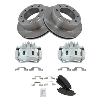 TRQ® - Rear Disc Brake Kit with Ceramic Pads and Calipers
