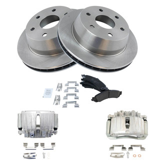 TRQ® - Rear Disc Brake Kit with Ceramic Pads and Calipers