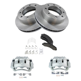 TRQ® - Front Disc Brake Kit with Ceramic Pads and Calipers