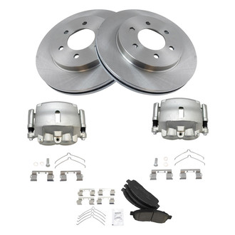 TRQ® - Front Disc Brake Kit with Ceramic Pads and Calipers