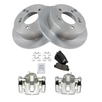 TRQ® - Rear Disc Brake Kit with Ceramic Pads and Calipers