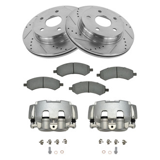 TRQ® - Performance Ceramic Brake Kit with Calipers