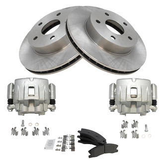TRQ® - Disc Brake Kit with Ceramic Pads and Calipers