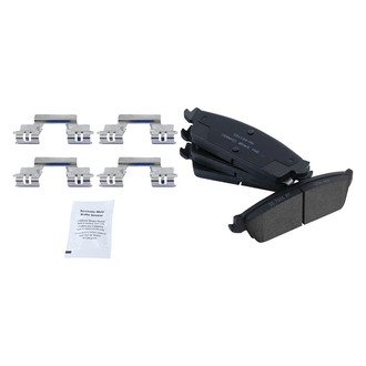 TRQ® - Rear Disc Brake Kit with Ceramic Pads and Shoes