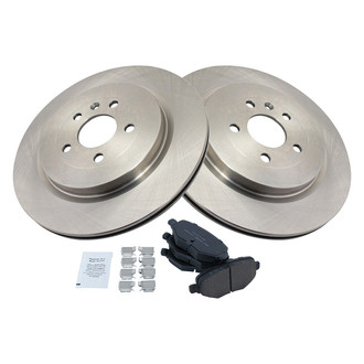 TRQ® - Rear Disc Brake Kit with Ceramic Pads