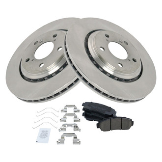 TRQ® - Front Disc Brake Kit with Ceramic Pads