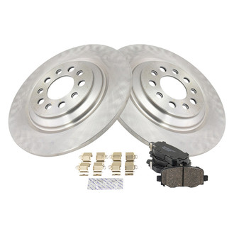 TRQ® - Rear Disc Brake Kit with Ceramic Pads