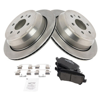 TRQ® - Rear Disc Brake Kit with Ceramic Pads