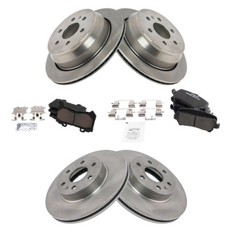 TRQ® - Disc Brake Kit with Ceramic Pads