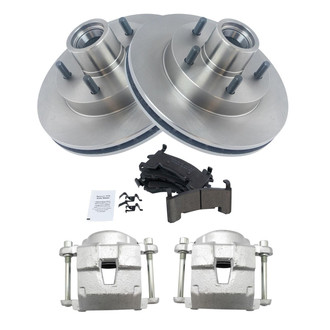 TRQ® - Front Disc Brake Kit with Ceramic Pads and Calipers