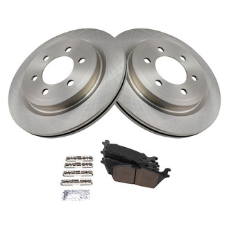 TRQ® - Rear Disc Brake Kit with Ceramic Pads