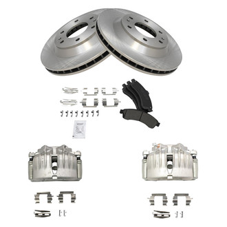 TRQ® - Front Disc Brake Kit with Ceramic Pads and Calipers