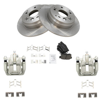 TRQ® - Rear Disc Brake Kit with Ceramic Pads and Calipers