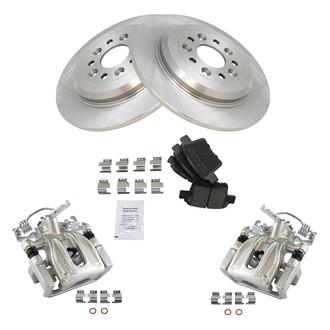 TRQ® - Rear Disc Brake Kit with Ceramic Pads and Calipers