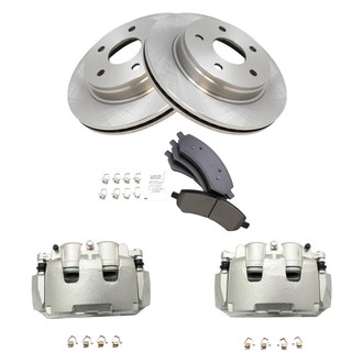 TRQ® - Front Disc Brake Kit with Ceramic Pads and Calipers