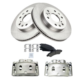TRQ® - Front Disc Brake Kit with Ceramic Pads and Calipers