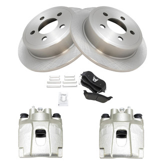 TRQ® - Rear Disc Brake Kit with Ceramic Pads and Calipers