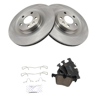 TRQ® - Rear Disc Brake Kit with Ceramic Pads
