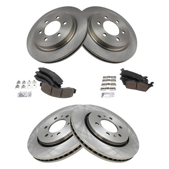 TRQ® - Disc Brake Kit with Ceramic Pads