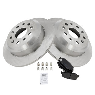 TRQ® - Rear Disc Brake Kit with Ceramic Pads