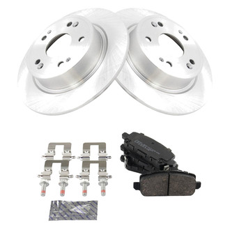 TRQ® - Rear Disc Brake Kit with Ceramic Pads