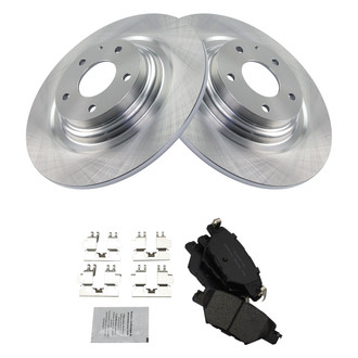 TRQ® - Rear Disc Brake Kit with Ceramic Pads