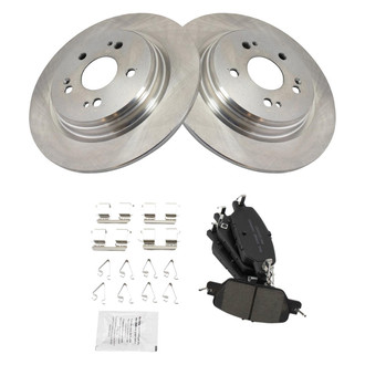 TRQ® - Rear Disc Brake Kit with Ceramic Pads