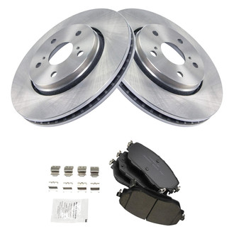 TRQ® - Front Disc Brake Kit with Ceramic Pads