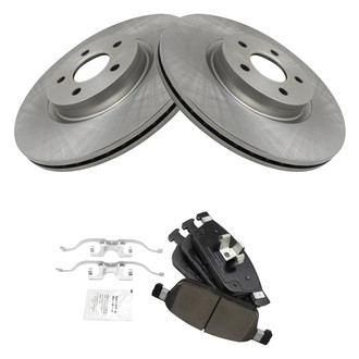 TRQ® - Front Disc Brake Kit with Ceramic Pads