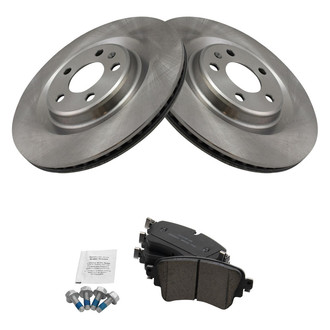 TRQ® - Rear Disc Brake Kit with Ceramic Pads