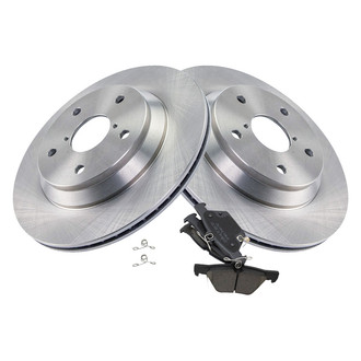 TRQ® - Rear Disc Brake Kit with Ceramic Pads
