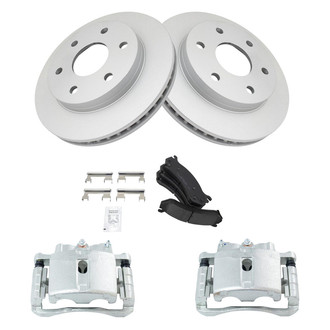 TRQ® - Front Disc Brake Kit with Ceramic Pads and Calipers
