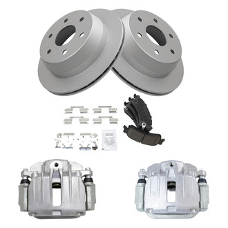 TRQ® - Rear Disc Brake Kit with Ceramic Pads and Calipers