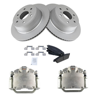 TRQ® - Rear Disc Brake Kit with Ceramic Pads and Calipers