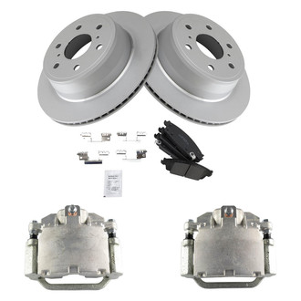TRQ® - Rear Disc Brake Kit with Ceramic Pads and Calipers