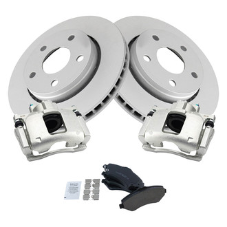 TRQ® - Front Disc Brake Kit with Ceramic Pads and Calipers