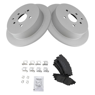 TRQ® - Rear Disc Brake Kit with Ceramic Pads
