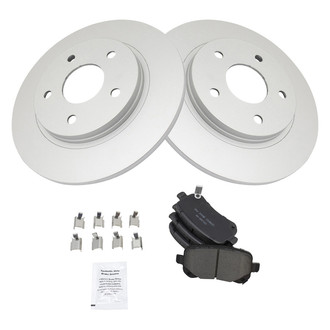 TRQ® - Rear Disc Brake Kit with Ceramic Pads