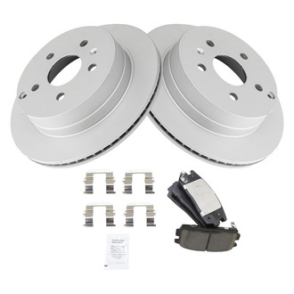 TRQ® - Rear Disc Brake Kit with Ceramic Pads