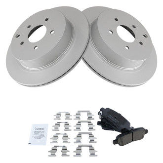 TRQ® - Rear Disc Brake Kit with Ceramic Pads
