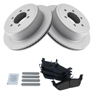 TRQ® - Rear Disc Brake Kit with Ceramic Pads