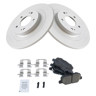TRQ® - Rear Disc Brake Kit with Ceramic Pads