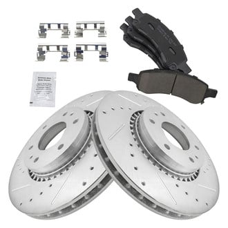 TRQ® - Performance Ceramic Front Brake Kit