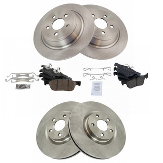 TRQ® - Disc Brake Kit with Ceramic Pads