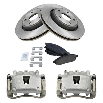 TRQ® - Front Disc Brake Kit with Ceramic Pads and Calipers