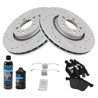 TRQ® - Performance Ceramic Front Brake Kit