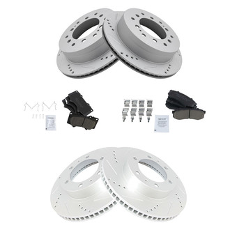 TRQ® - Performance Ceramic Front and Rear Brake Kit
