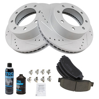 TRQ® - Performance Ceramic Front Brake Kit