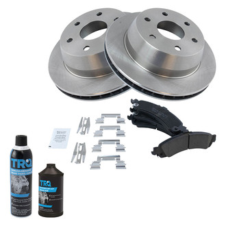 TRQ® - Rear Disc Brake Kit with Ceramic Pads